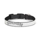 Sarcasm Clip-On Pet Collar — Funny White Dog Collar for Puppies & Small Dogs